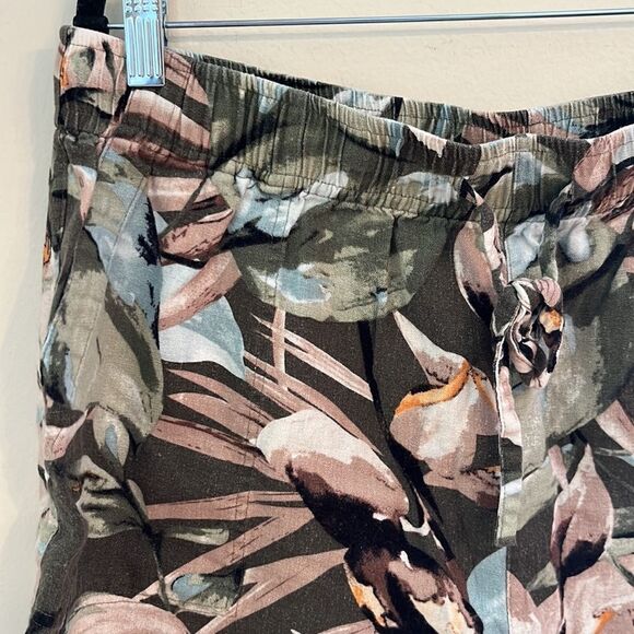 Jules & Leopoldo Casual Pattern Linen Shorts - Picture 2 of 6